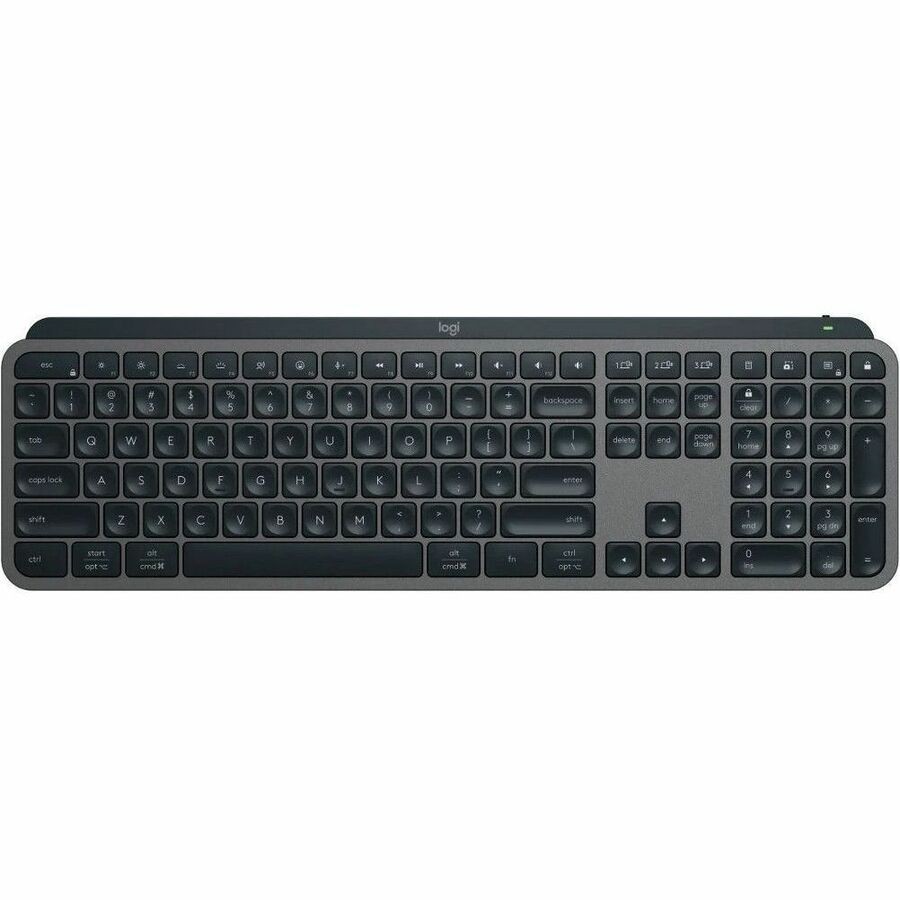 Logitech MX KEYS S Wireless ILLUMINATED Keyboard/ Rechargeable Li-Po (1500 mAh) battery Graphite 1-Year Limited Hardware Warranty