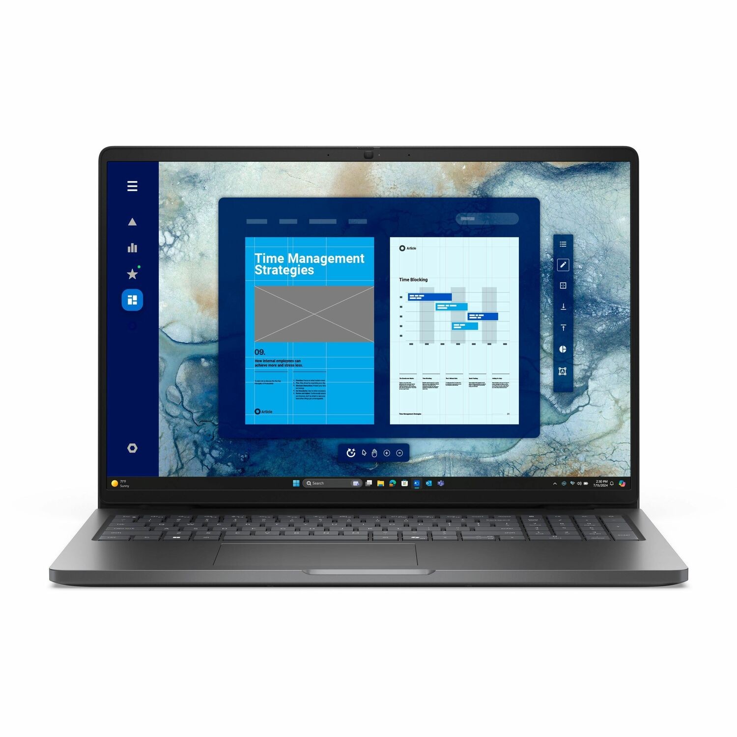 Dell Pro 16 PC16250 16" Clamshell Notebook - Full HD Plus - 60 Hz - Intel Core 5 120U - 8 GB - 256 GB SSD - English (US) Keyboard - Magnetite