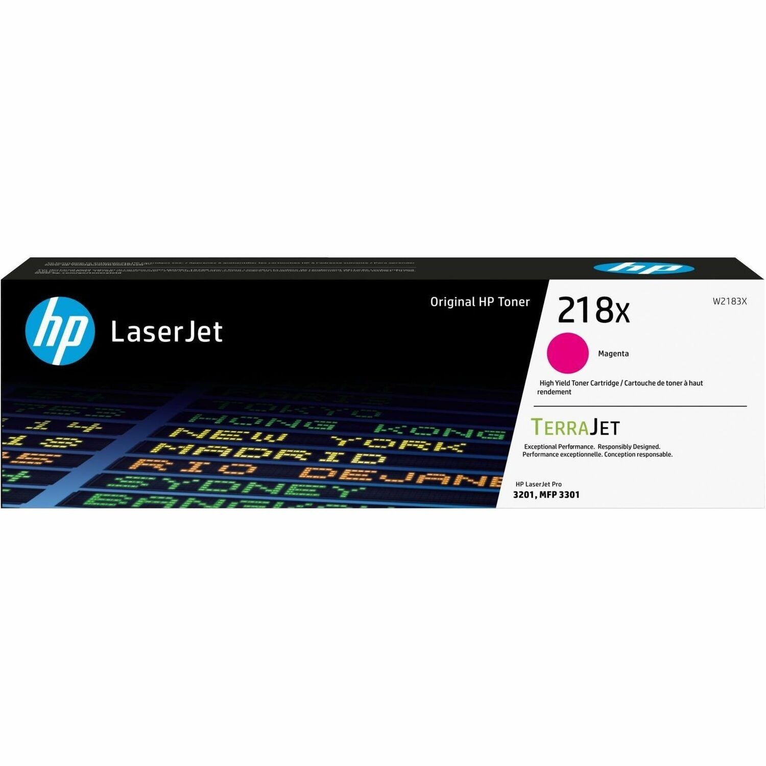 HP 218X MAGENTA LASERJET TONER CARTRIDGE 2.5K YIELD FOR 3301SDW / 3301FDW