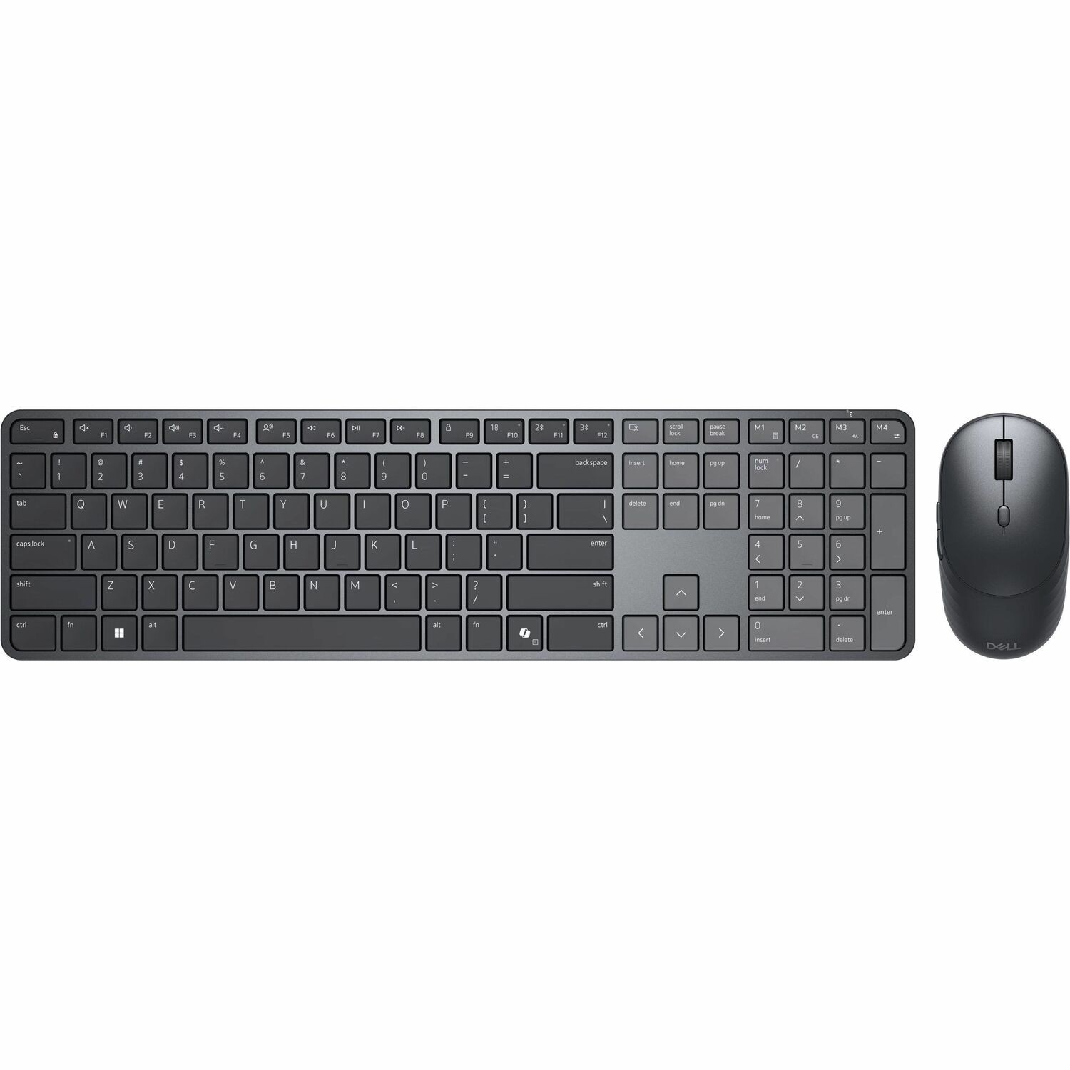 DELL KM726 WIRELESS PRO 7 SLIM KEYBOARD & MOUSE COMBO - BLACK, 3YR