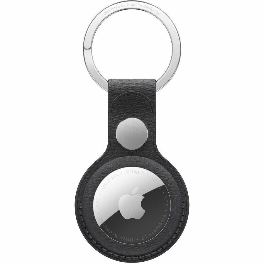 AIRTAG FINEWOVEN KEY RING BLACK