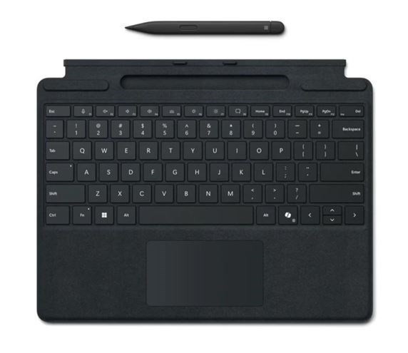 SURFACE CO-PILOT KEYBOARD TYPE COVER PRO 13" 8,9,X,10,11,12 WITH SLIM PEN 2 - BLACK