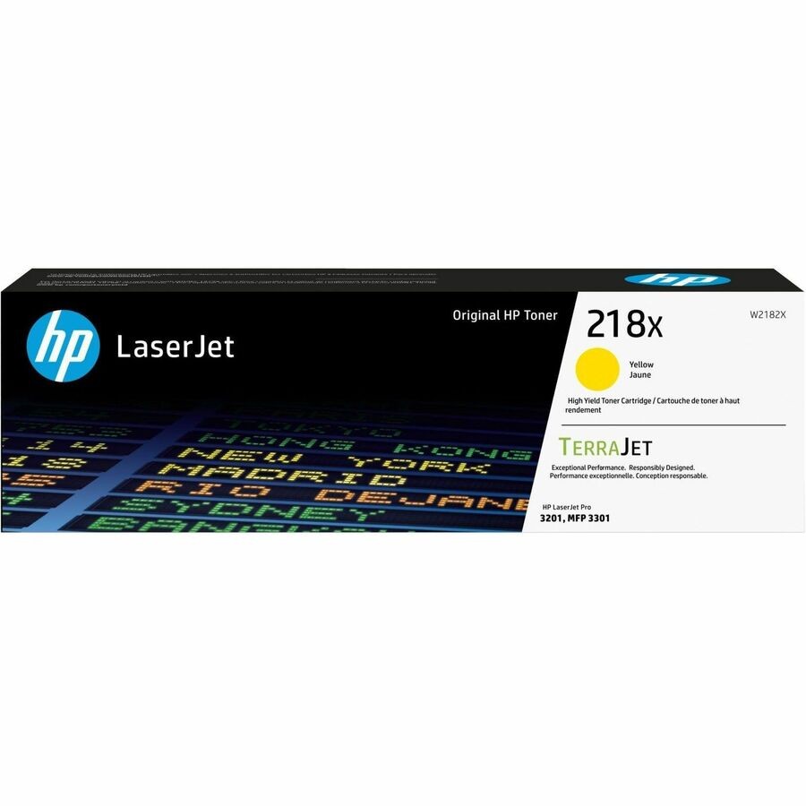 HP 218X YELLOW LASERJET TONER CARTRIDGE 2.5K YIELD FOR 3301SDW / 3301FDW