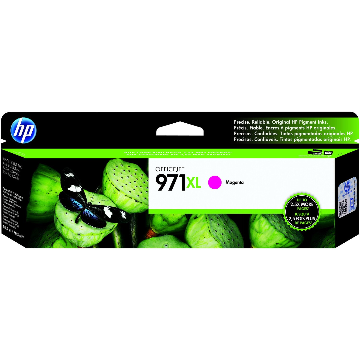 HP 971XL MAGENTA OFFICEJET INK CARTRIDGE