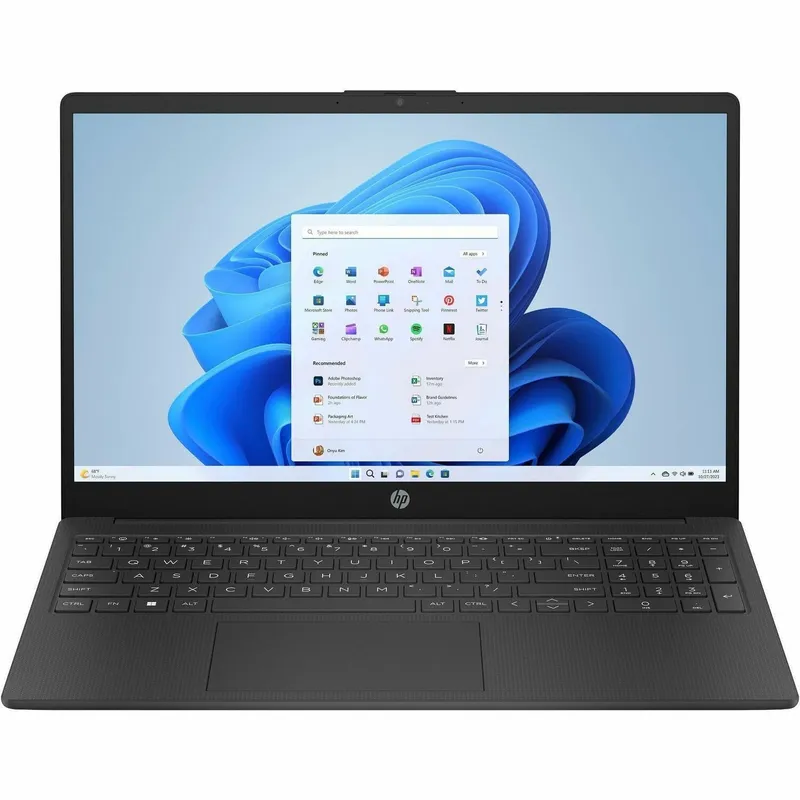 HP 15-fc0000 15-fc0575AU 15.6" Notebook - Full HD - AMD Ryzen 7 5825U - 16 GB - 256 GB SSD - Jet Black