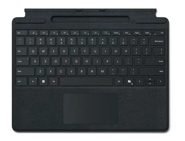 Microsoft Surface Pro 8/9/X/10/11/12 Business Signature Mechanical & Backlit Key Large Type cover Keyboard Black No-PEN