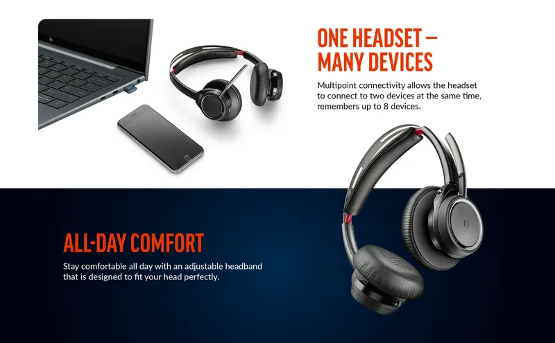 Poly VFocus B825-M UC Headset