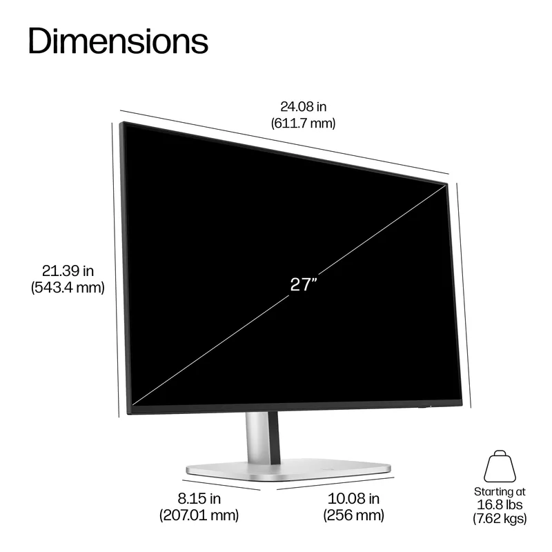 HP Series 5 Pro 27 inch FHD USB-C Dockin