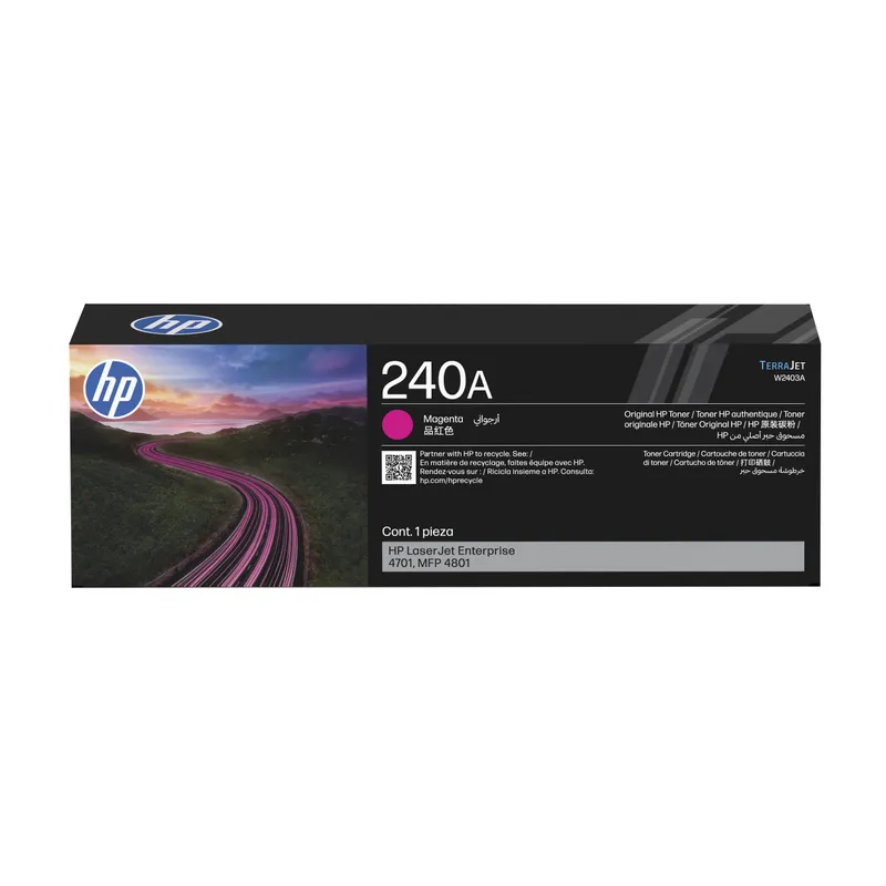 HP 240A MAGENTA LASERJET TONER CARTRIDGE , 4701, MFP 4801