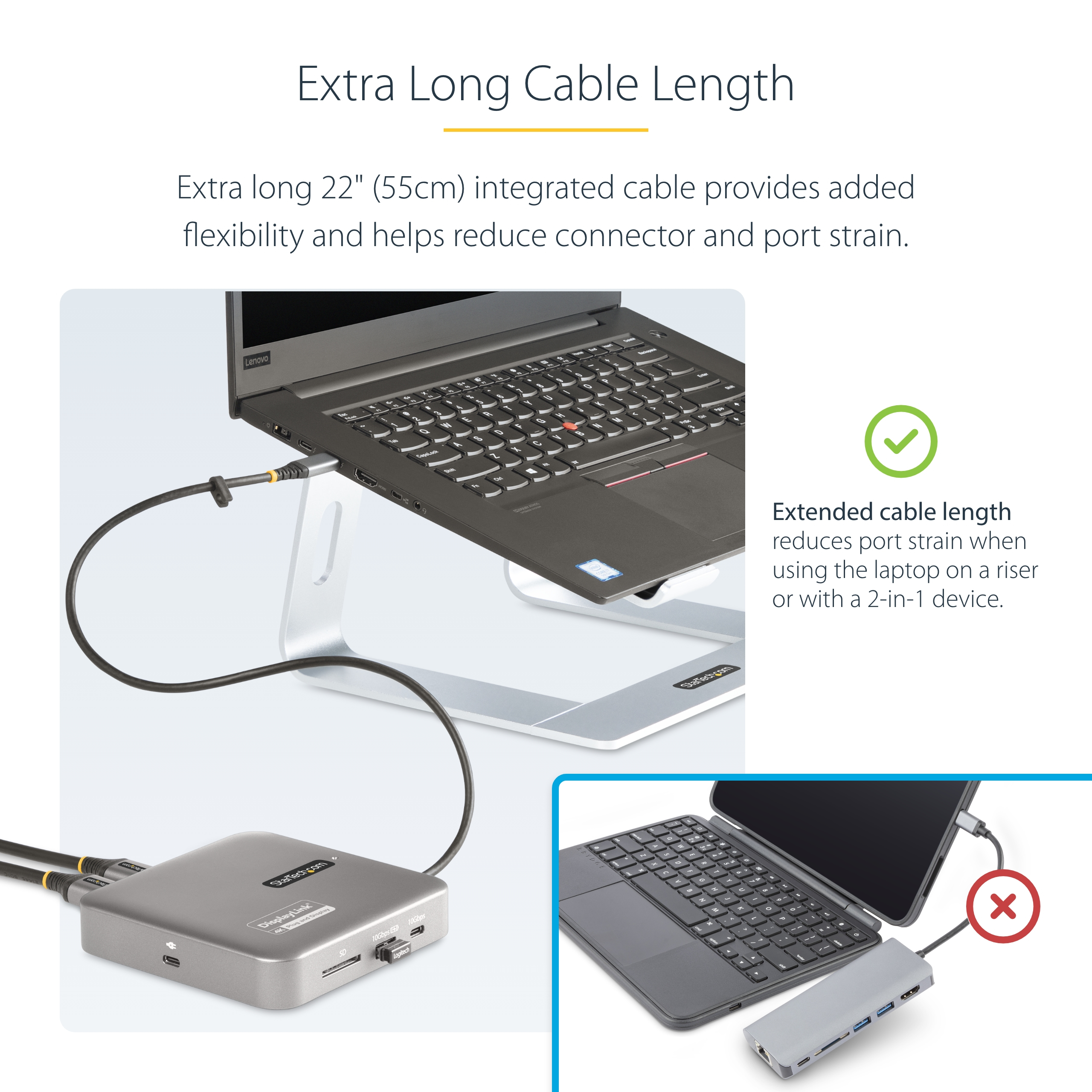 USB C Multiport Adapter Dual 4K HDMI PD thumbnail 3