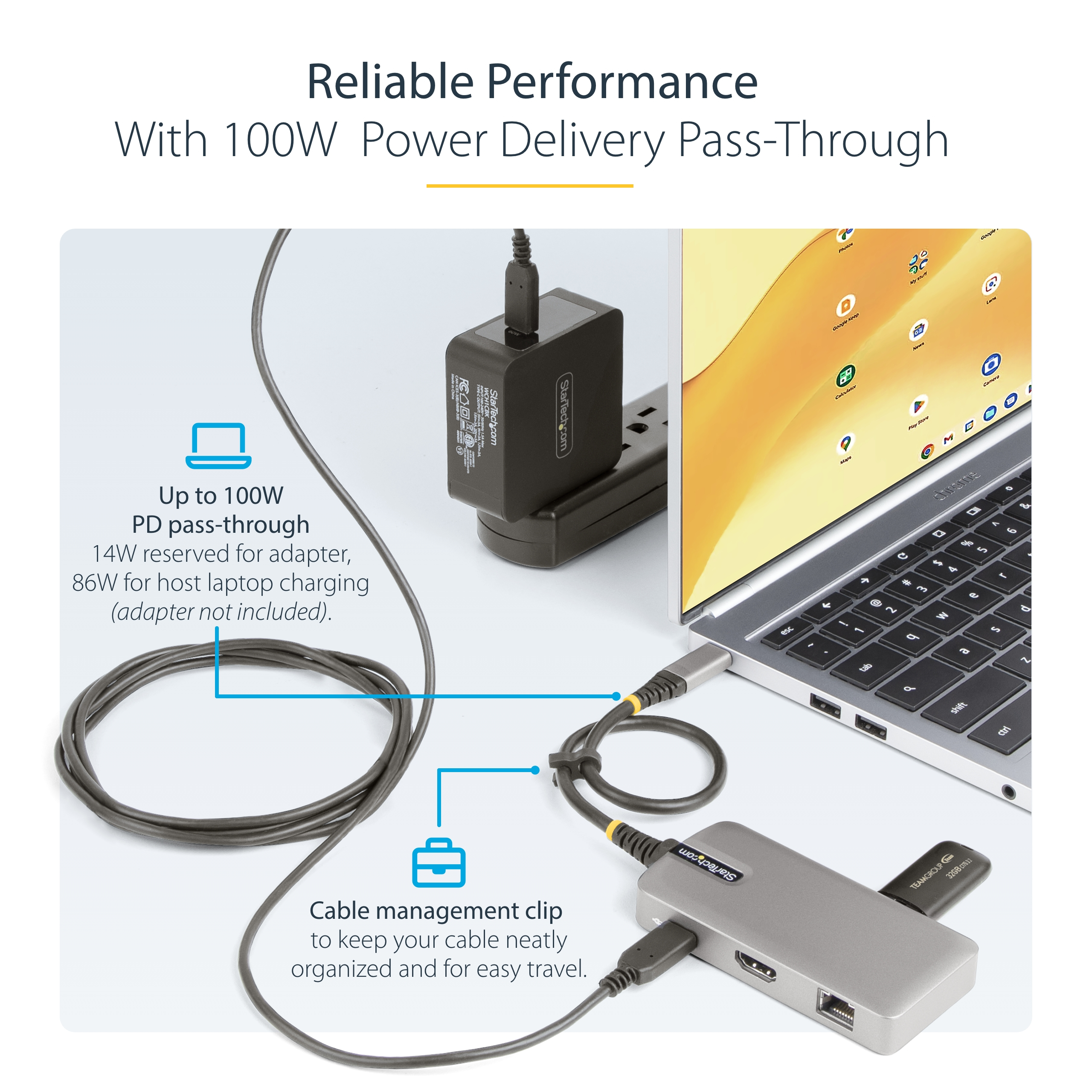 USB-C Multiport Adapter HDMI USB Hub thumbnail 4