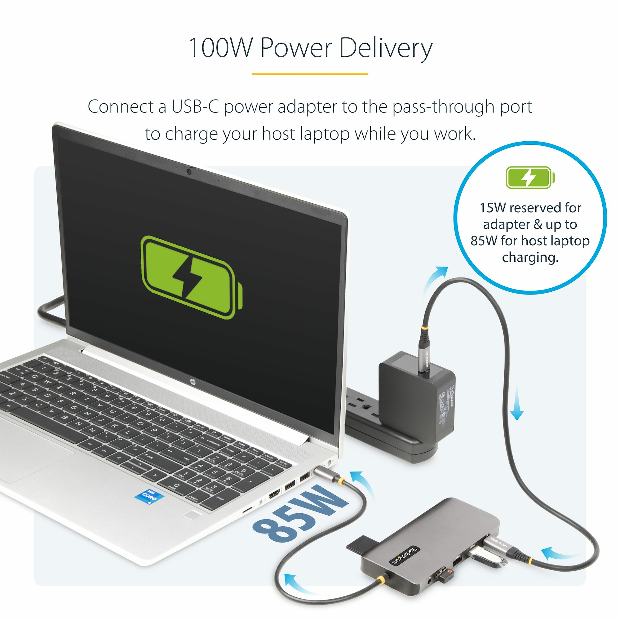 USB-C Triple-Monitor Multiport Adapter thumbnail 4