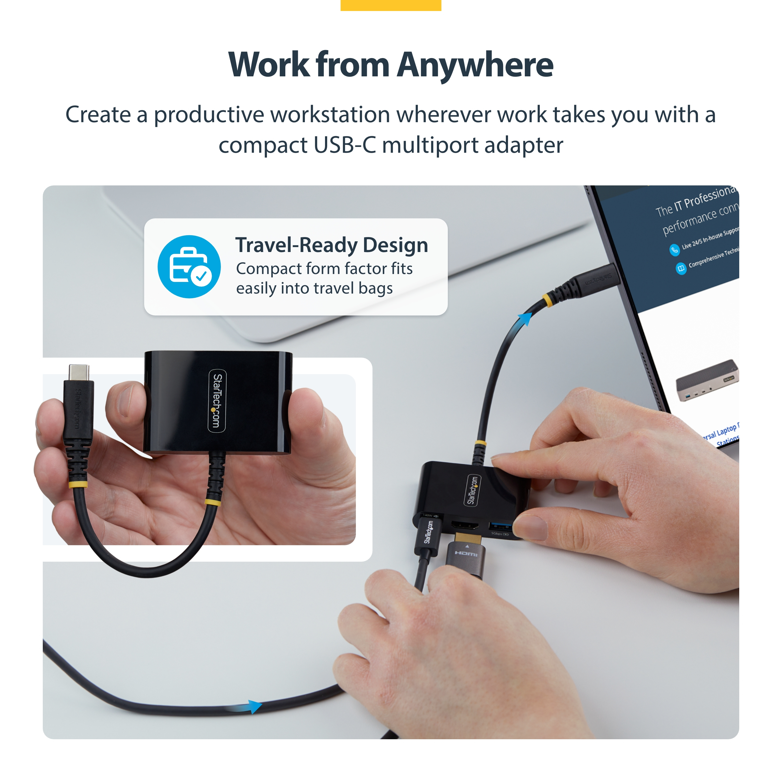 USB-C HDMI Multiport Hub 140W thumbnail 4