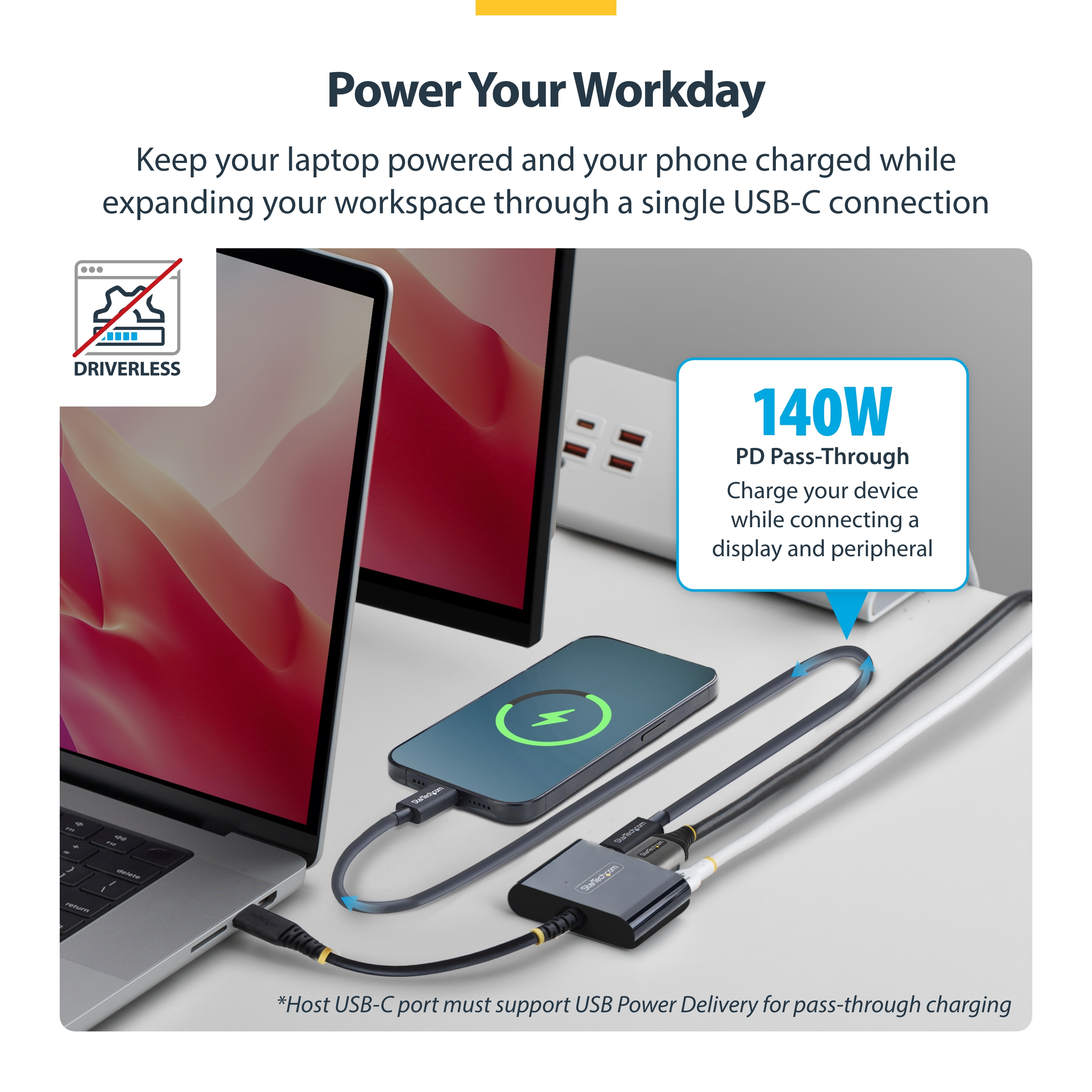 USB-C HDMI Multiport Hub 140W thumbnail 3