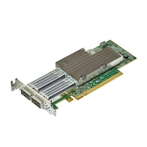 DELL BROADCOM 57508 DUAL PORT 100GBE QSFP ADAPTER, PCIE LOW PROFILE, CUSTOMER KIT