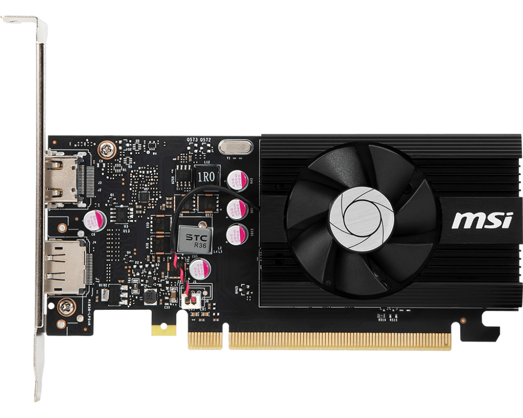 MSI nVidia GeForce GT 1030 4GD4 LP OC Video Card, PCI-e 3.0, 1430 MHz Boost Clock,  1x HDMI 2.0, 1x 1.4a thumbnail 3