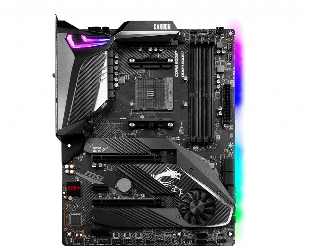 X570 GAMING PRO CARBON WI-FI AMD ATX MB thumbnail 1