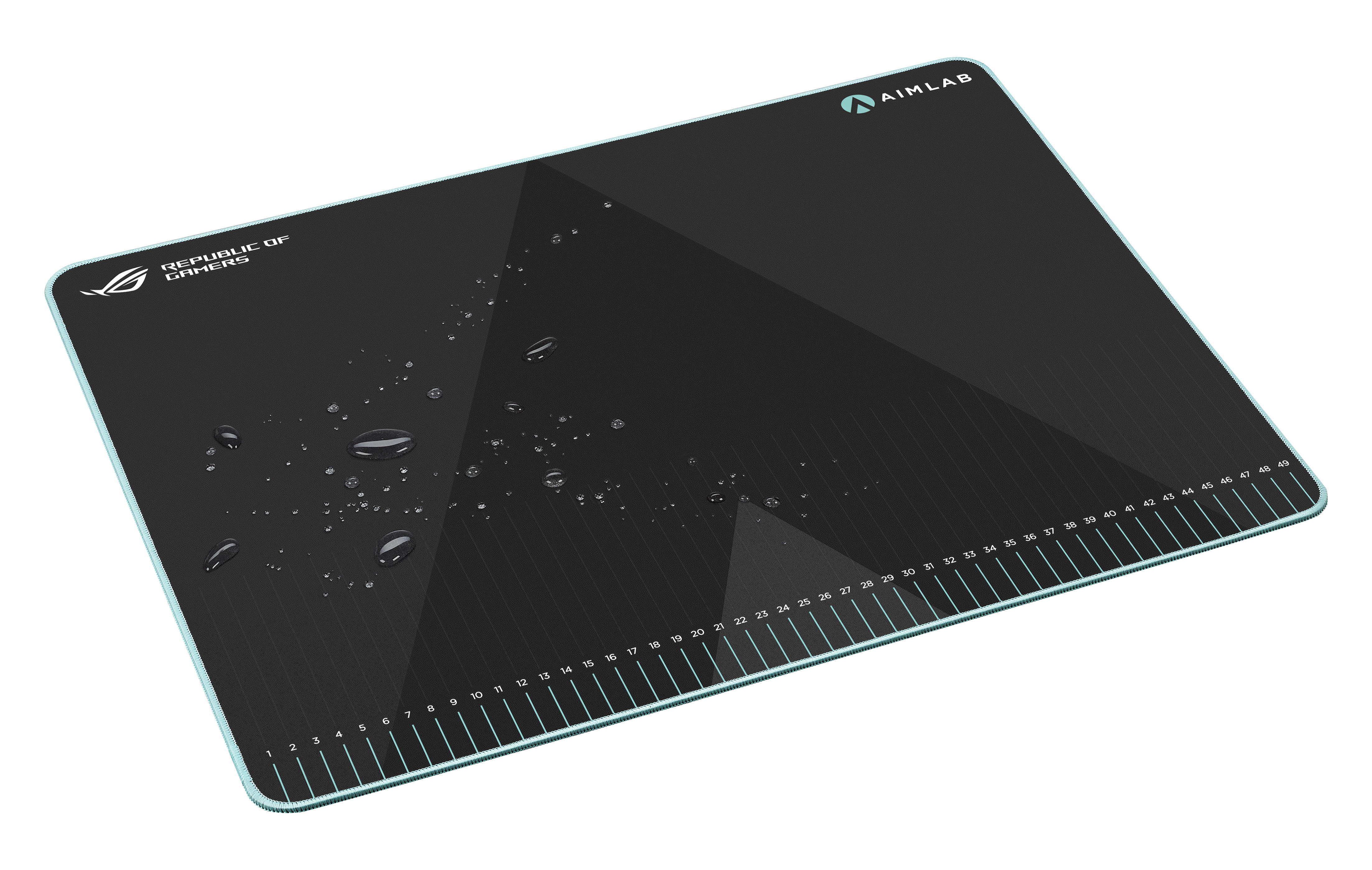 ASUS ROG Hone Ace Aim Lab Edition Large Gaming Mouse Pad (508x420x3mm) Water/Oil/Dust Repellent, Work W/ Aim Lab ROG 360 Task, Hybrid Cloth Surface thumbnail 2