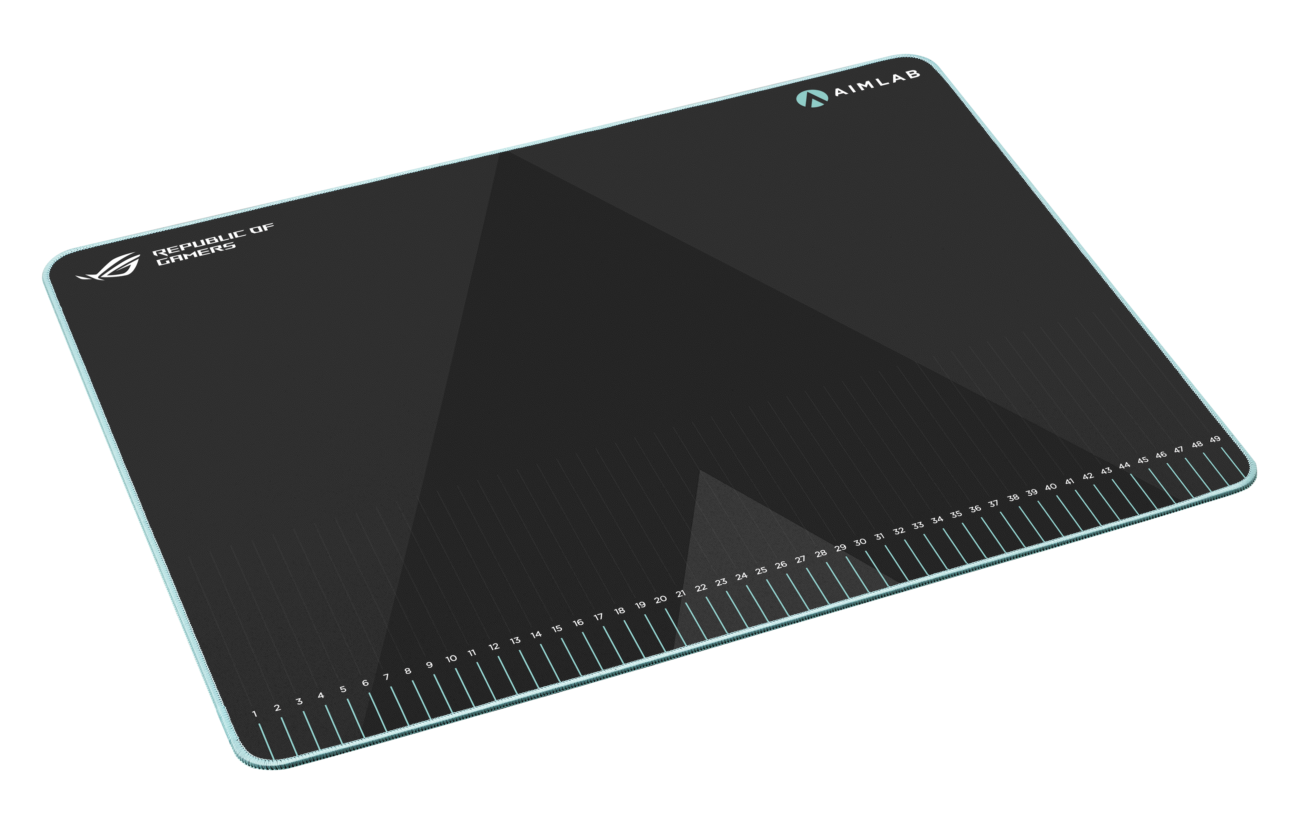 ASUS ROG Hone Ace Aim Lab Edition Large Gaming Mouse Pad (508x420x3mm) Water/Oil/Dust Repellent, Work W/ Aim Lab ROG 360 Task, Hybrid Cloth Surface thumbnail 1