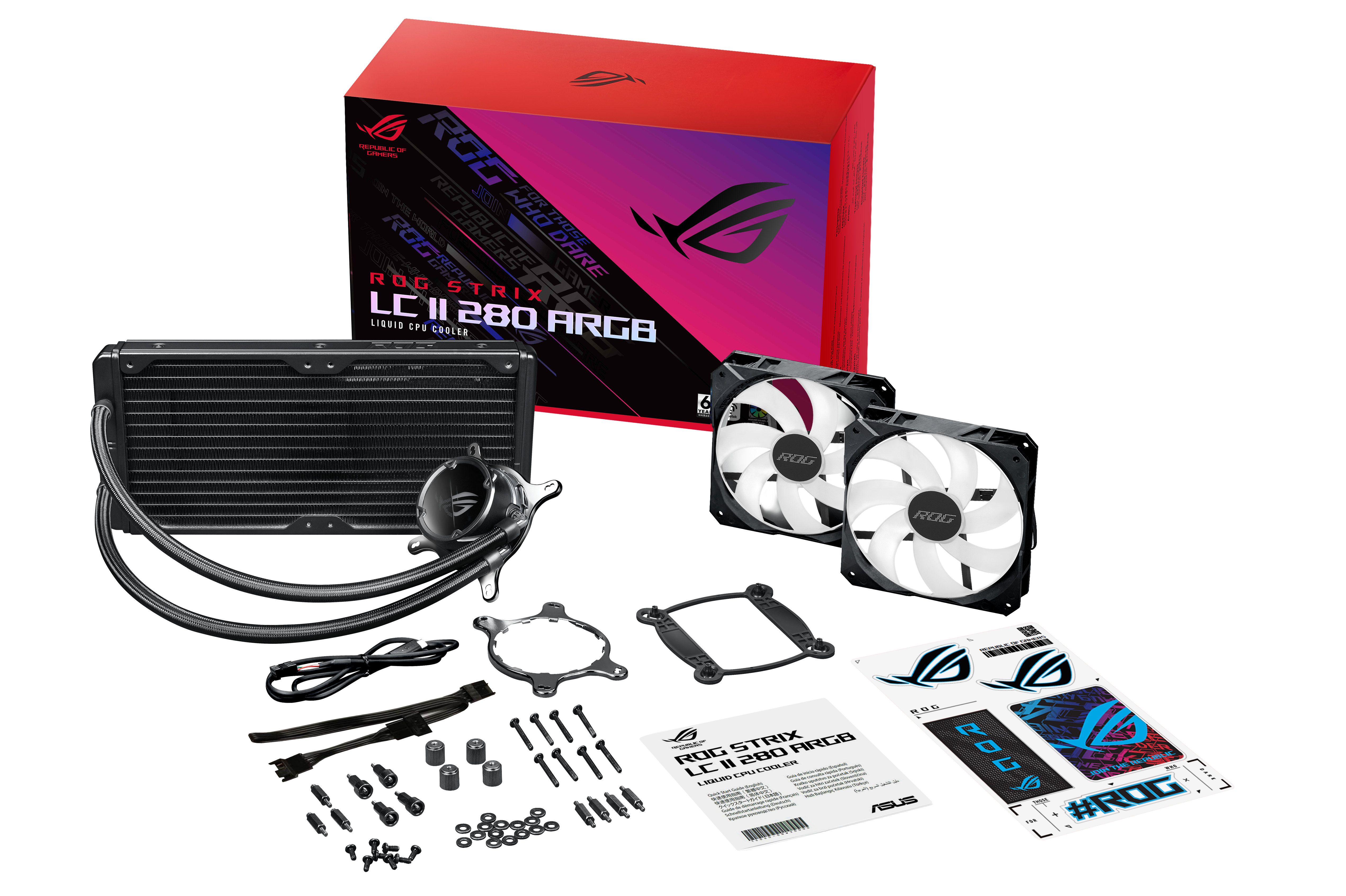 ROG STRIX LC II 280 ARGB AIO CPU COOLER thumbnail 3
