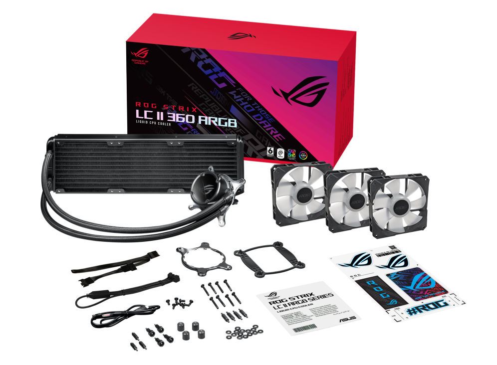 ROG STRIX LC II 360 ARGB AIO CPU COOLER thumbnail 2
