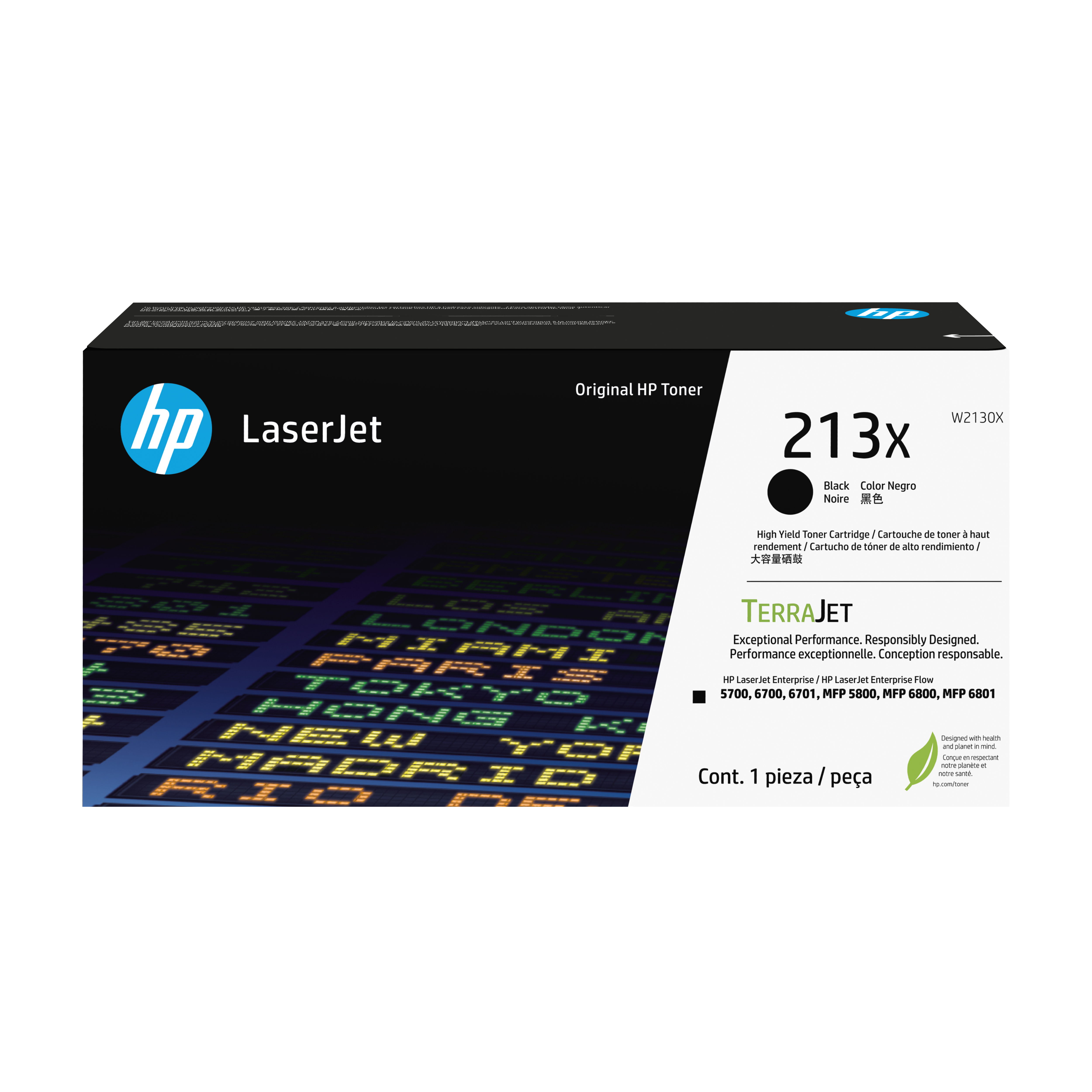 HP 213X BLACKK LASERJET TONER CARTRIDGE