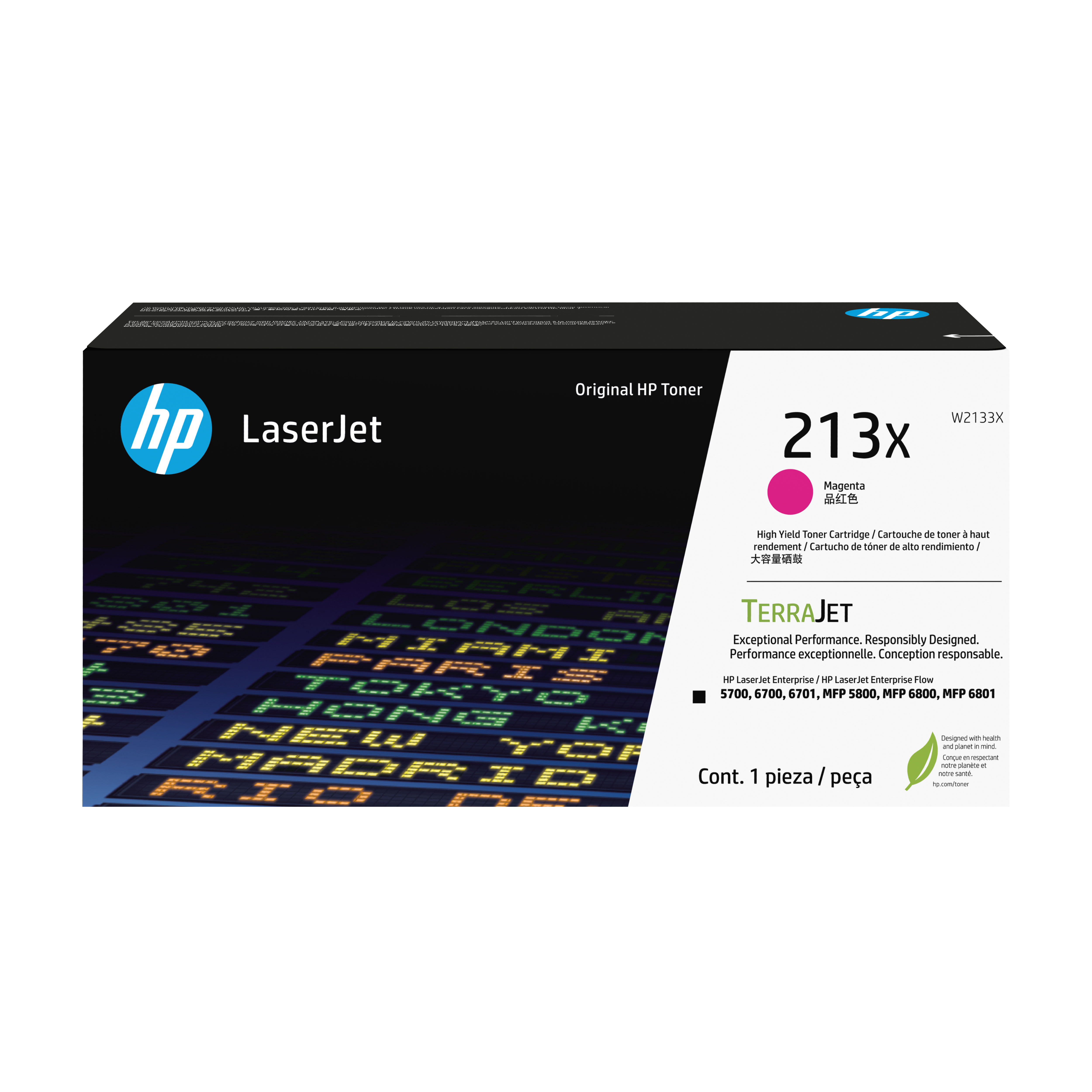 HP 213X MAGENTA LASERJET TONER CARTRIDGE