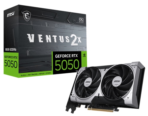 MSI VGA GEFORCE-RTX-5050-8G-VENTUS-2X-OC thumbnail 4