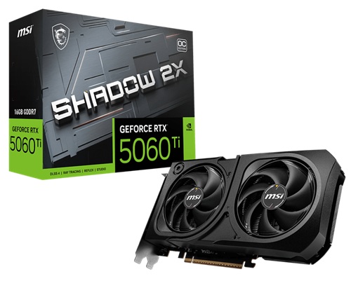 MSI VGA GEFORCE-RTX-5060-TI-16G-SHADOW-2X-OC-PLUS thumbnail 4