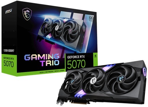 MSI VGA GEFORCE-RTX 5070-12G-GAMING-TRIO-OC thumbnail 4
