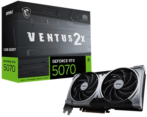 MSI VGA GEFORCE-RTX-5070-12G-VENTUS-2X-OC thumbnail 4