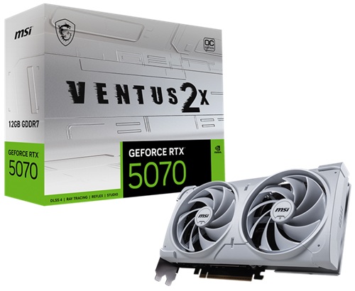 MSI VGA GEFORCE-RTX-5070-12G-VENTUS-2X-OC-WHITE thumbnail 4