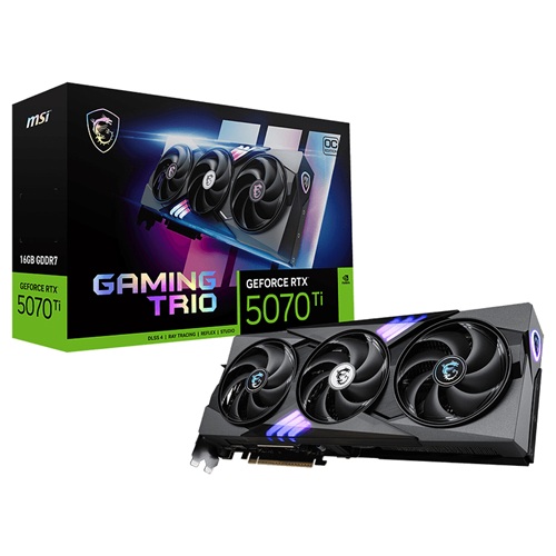 MSI VGA GEFORCE-RTX-5070-TI-16G-GAMING-TRIO-OC-PLS thumbnail 4