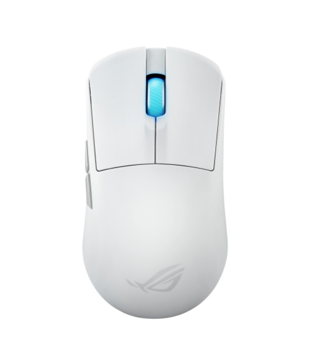 ASUS ROG Harpe Ace Mini White Ultralight 49-Gram Semi-Symmetrical Gaming Mouse, 42,000 dpi optical sensor,Tri-mode connectivity,ROG Optical Micro Swit thumbnail 5