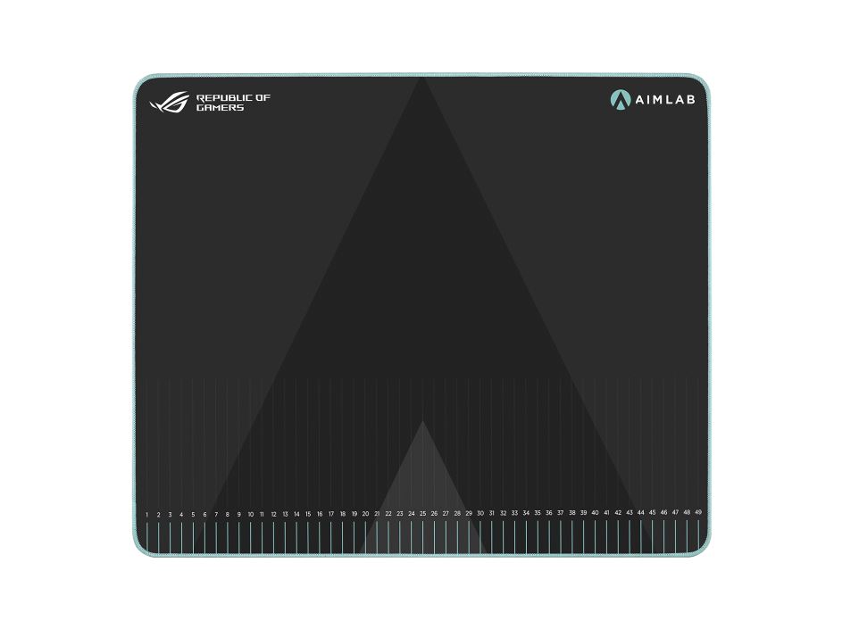 ASUS ROG Hone Ace Aim Lab Edition Large Gaming Mouse Pad (508x420x3mm) Water/Oil/Dust Repellent, Work W/ Aim Lab ROG 360 Task, Hybrid Cloth Surface thumbnail 4