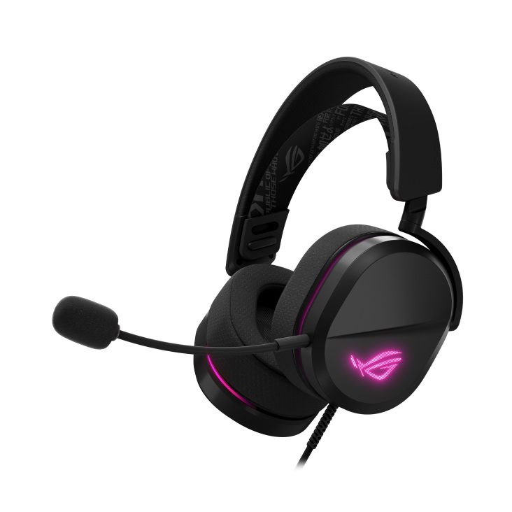 ASUS ROG Pelta Core Gaming Headset – USB-C, 50mm Titanium Drivers, 10mm Mic, RGB, 20Hz–20kHz, 300g thumbnail 4